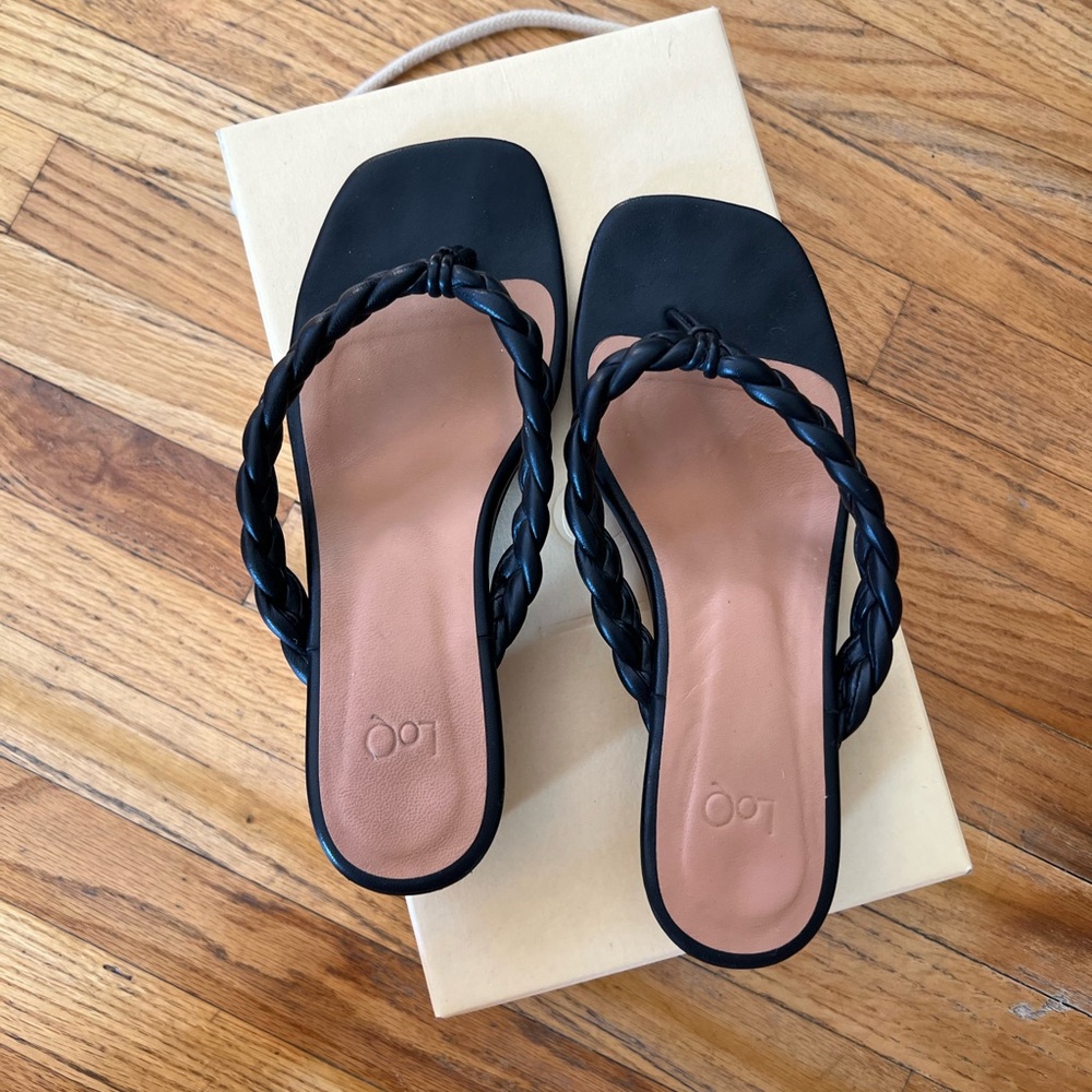 LoQ Braided Luz Sandal Size 8 Black - Picture 15 of 16